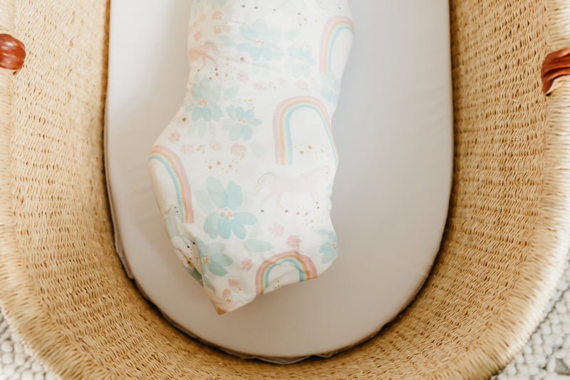 Copper Pearl Knitted Swaddle Blanket - Whimsy - Baby&More