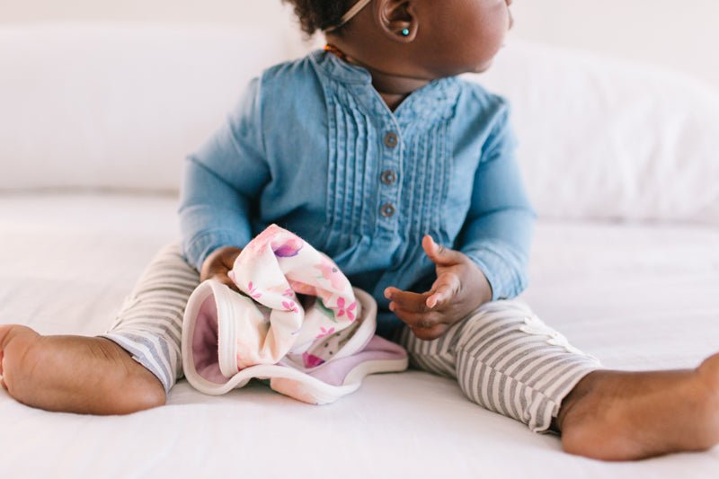 Copper Pearl Lovey 3 Layer Comfort Blanket - Bloom - 2 Pack - Baby&More