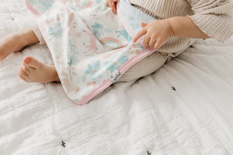 Copper Pearl Lovey 3 Layer Comfort Blanket - Whimsy - 2 Pack - Baby&More