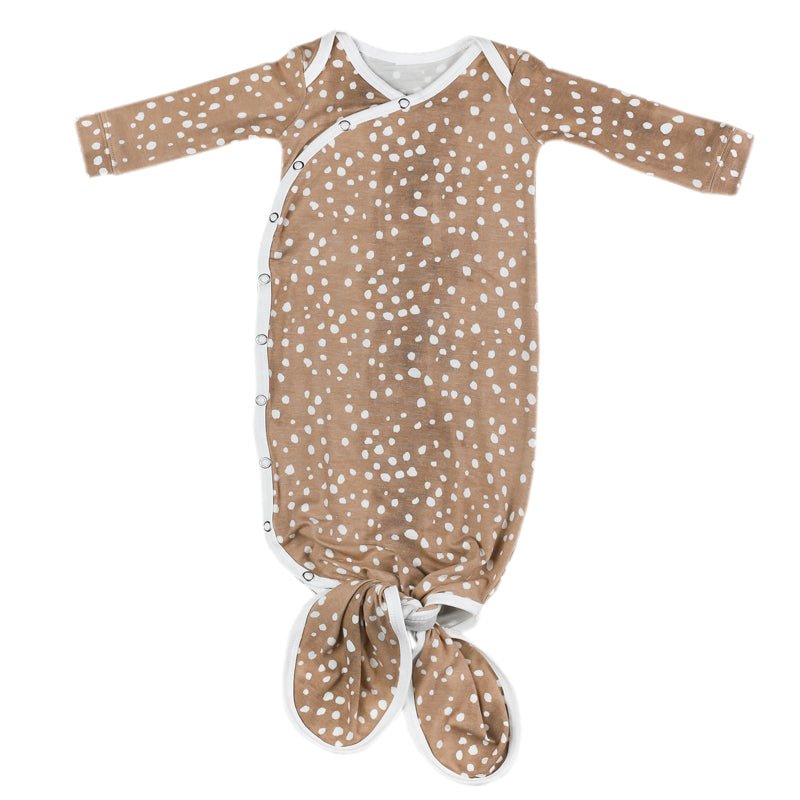 Copper Pearl Newborn Gown - Fawn - Baby&More