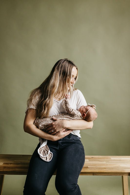 Copper Pearl Newborn Gown - Fawn - Baby&More