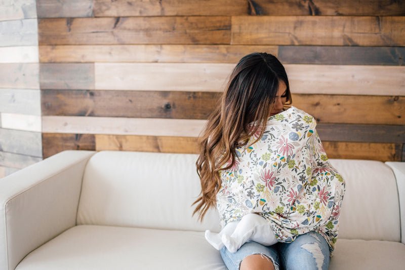 Copper Pearl Nursing & Car Seat Cover - Olive - Baby&More