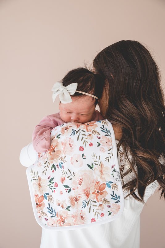 Copper Pearl Premium Burp Cloths - Fawn - 3 Pack - Baby&More