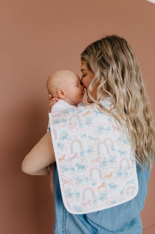 Copper Pearl Premium Burp Cloths - Whimsy - 3 Pack - Baby&More