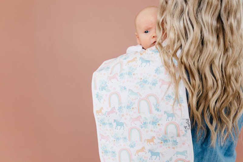 Copper Pearl Premium Burp Cloths - Whimsy - 3 Pack - Baby&More