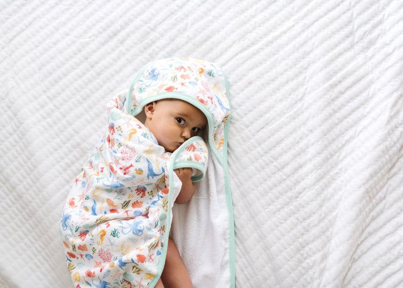 Copper Pearl Premium Knit Hooded Towel - Nautical - Baby&More