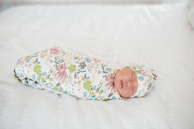 Copper Pearl Top Knot Hat - Olive - 0-4 months - Baby&More