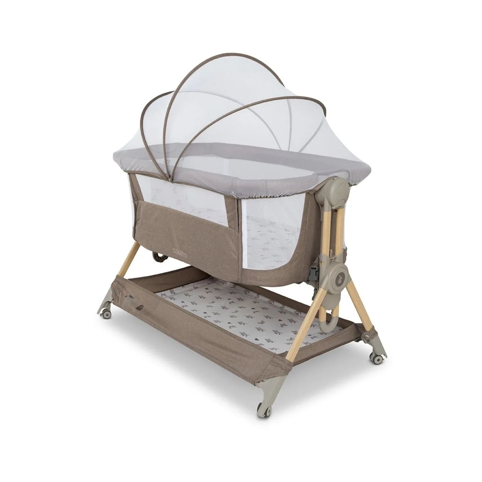 Cosatto Close to Me Folding Bedside Crib - Lollop - Baby&More