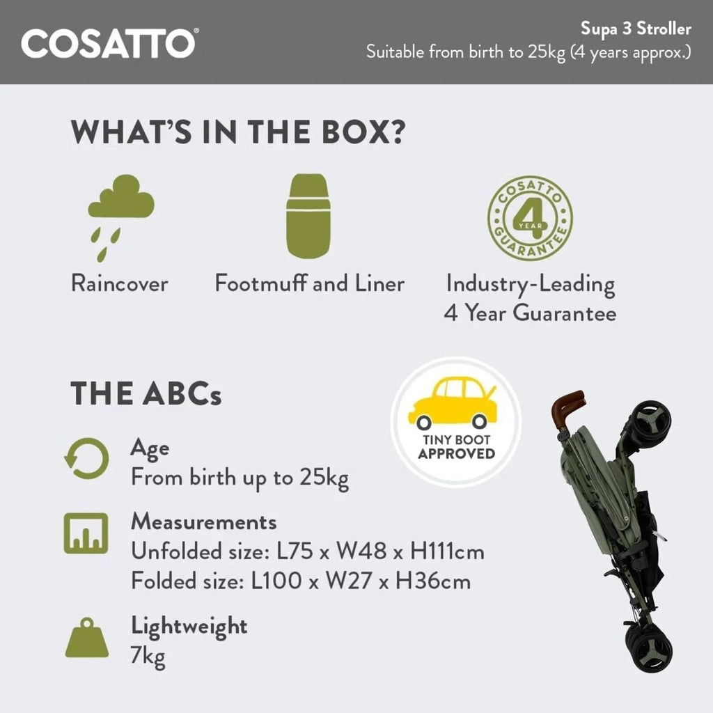 Cosatto Supa 3 Stroller - Hoglet - Baby&More