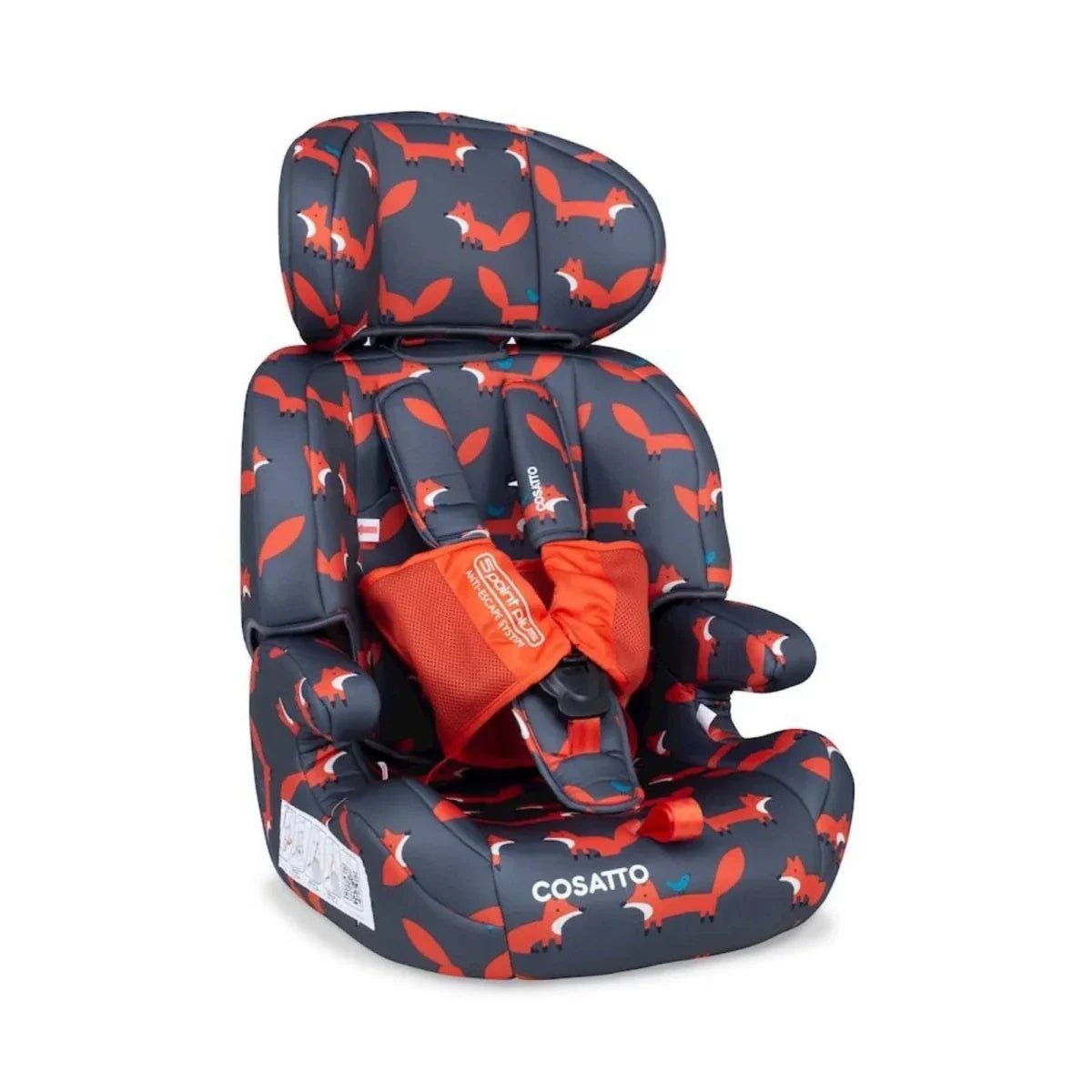Cosatto Zoomi Group 1/2/3 Car Seat - Charcoal Mister Fox - Baby&More
