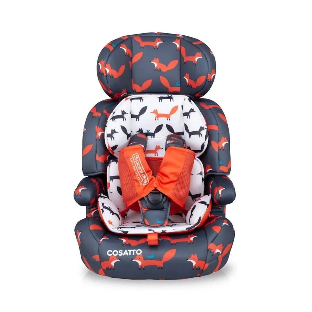 Cosatto Zoomi Group 1/2/3 Car Seat - Charcoal Mister Fox - Baby&More