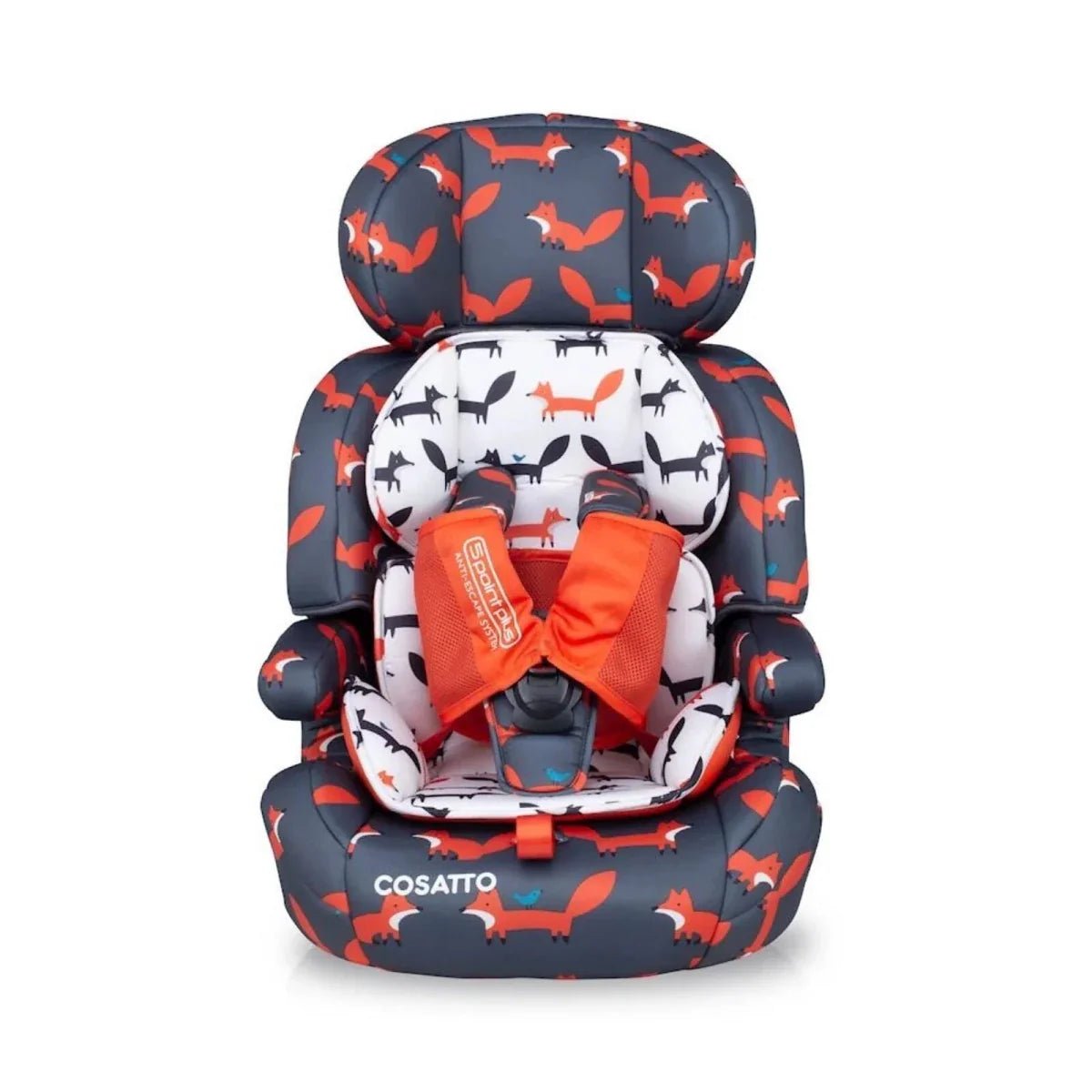 Cosatto Zoomi Group 1/2/3 Car Seat - Charcoal Mister Fox - Baby&More