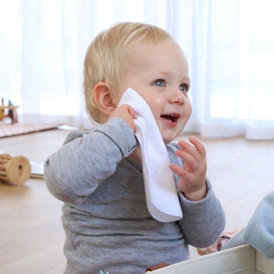 Cotton Facewashers / Reusable Wipes - Pack of Six - Baby&More