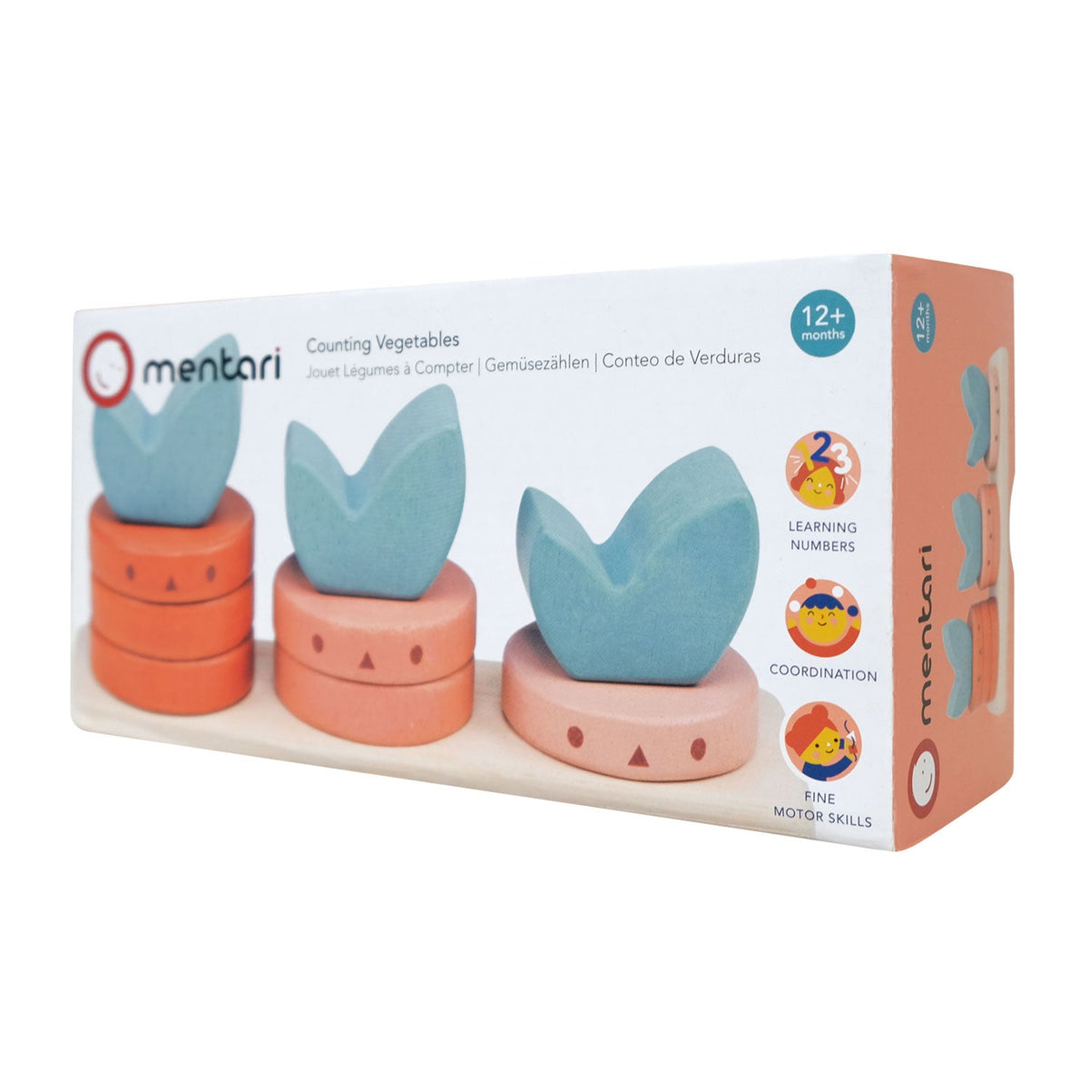 Counting Vegetables Wooden Toy Game - Baby&More