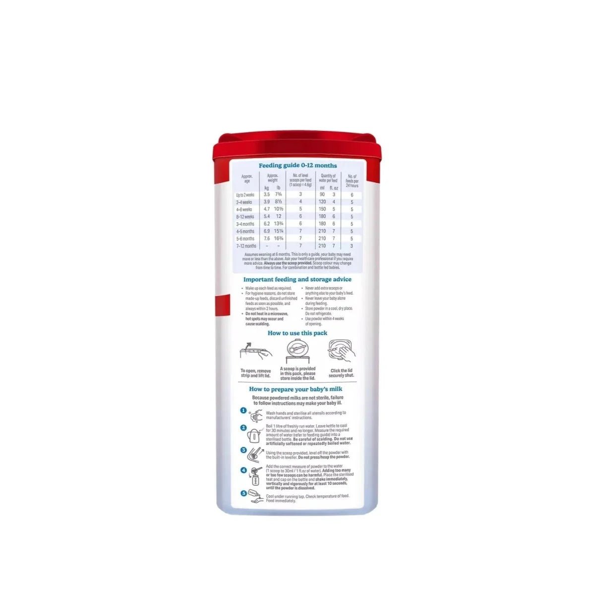 Cow and Gate 1 Hungry Baby Milk Formula - 0-6 months 800g - Baby&More
