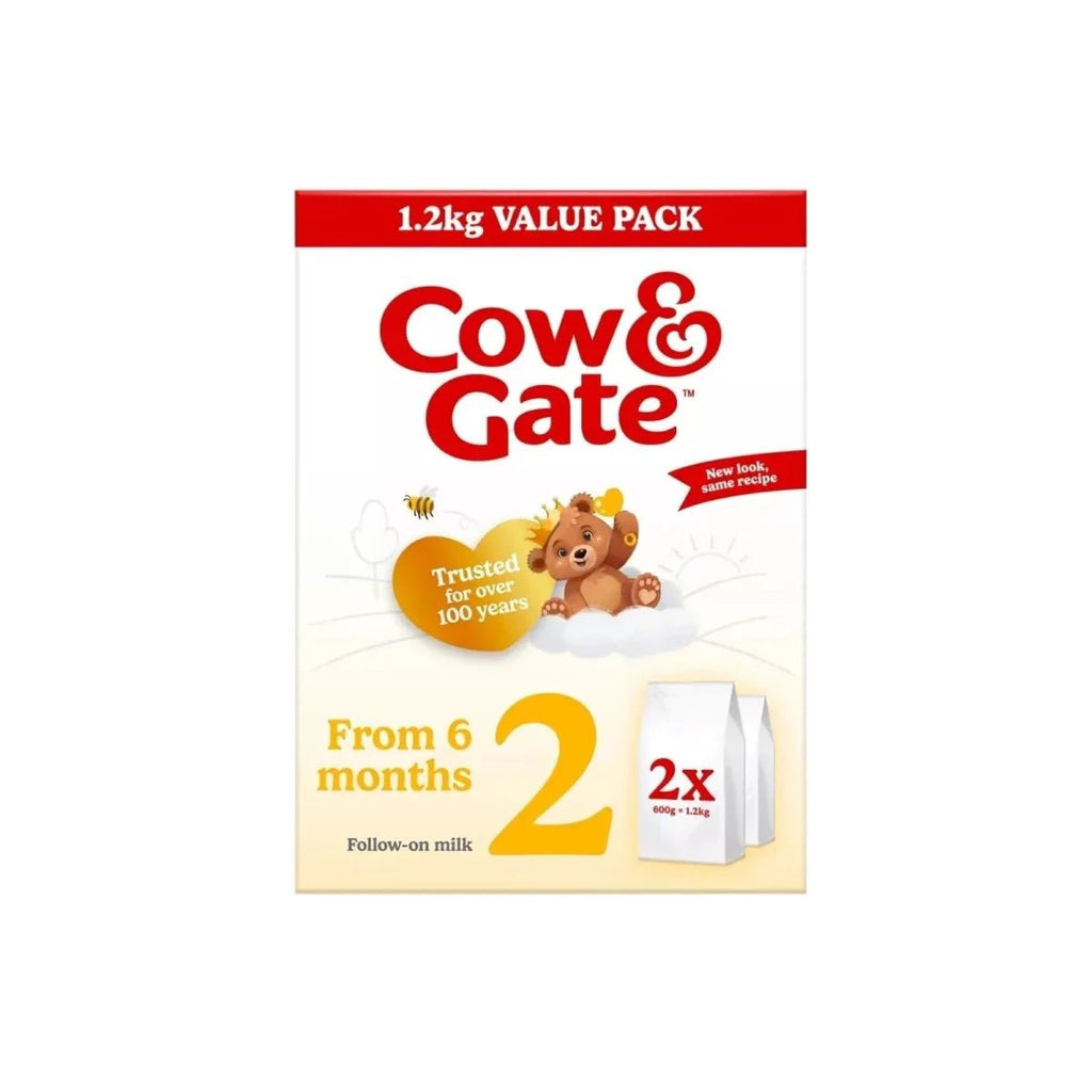 Cow and Gate 2 Follow On Milk Formula - 6-12 months 1.2kg (2x600g) - Baby&More