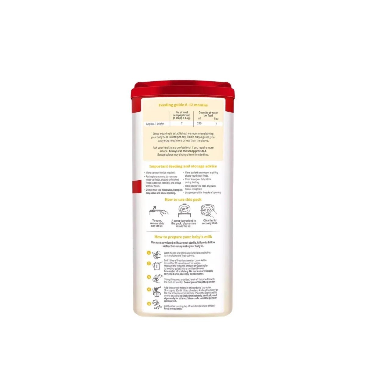 Cow and Gate 2 Follow On Milk Formula - 6-12 months 800g - Baby&More