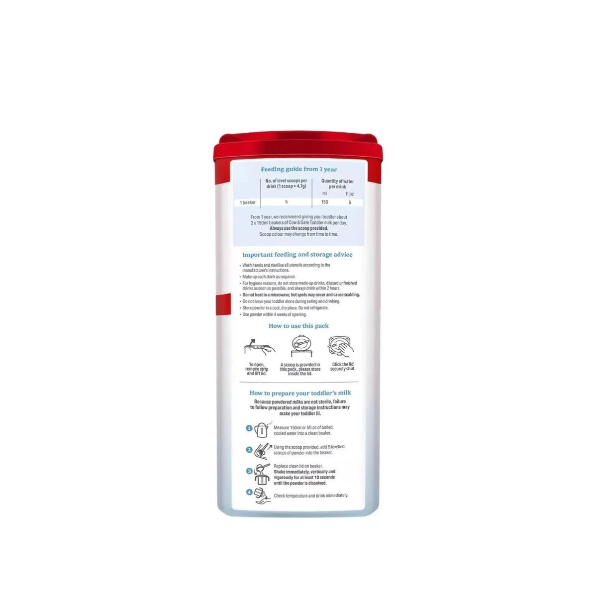 Cow and Gate 3 Growing Up Milk Formula - 1+ year 800g - Baby&More