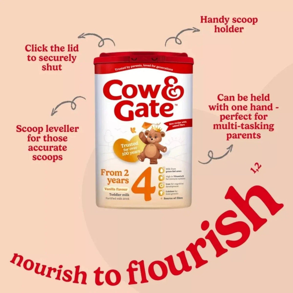 Cow and Gate 4 Toddler Milk Formula - 2+ years 800g - Baby&More