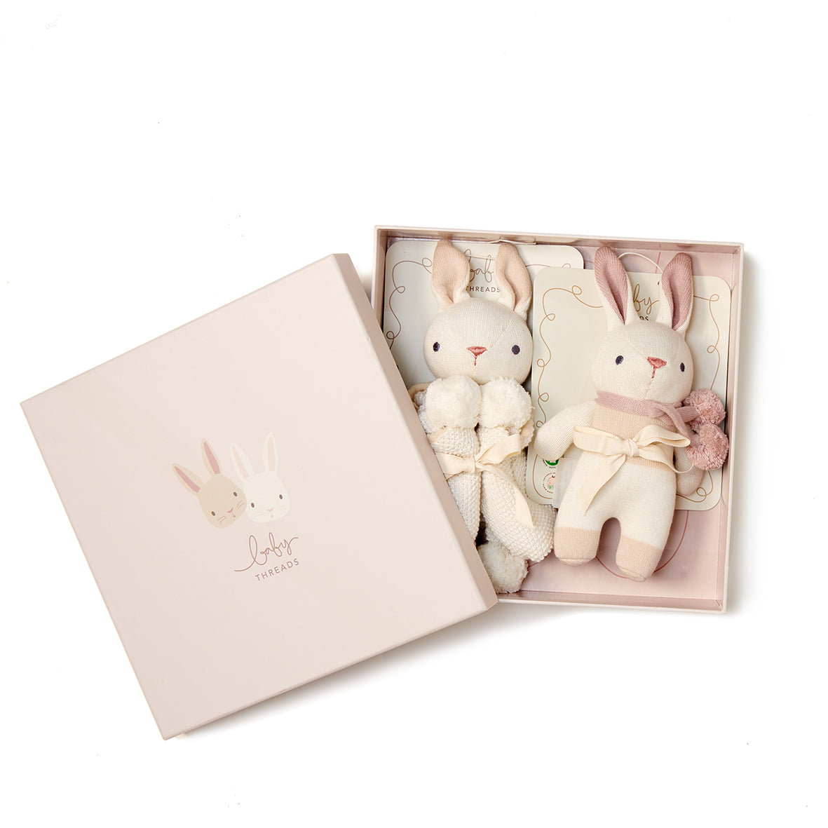 ThreadBear Design Baby Threads Cream Bunny Gift Set