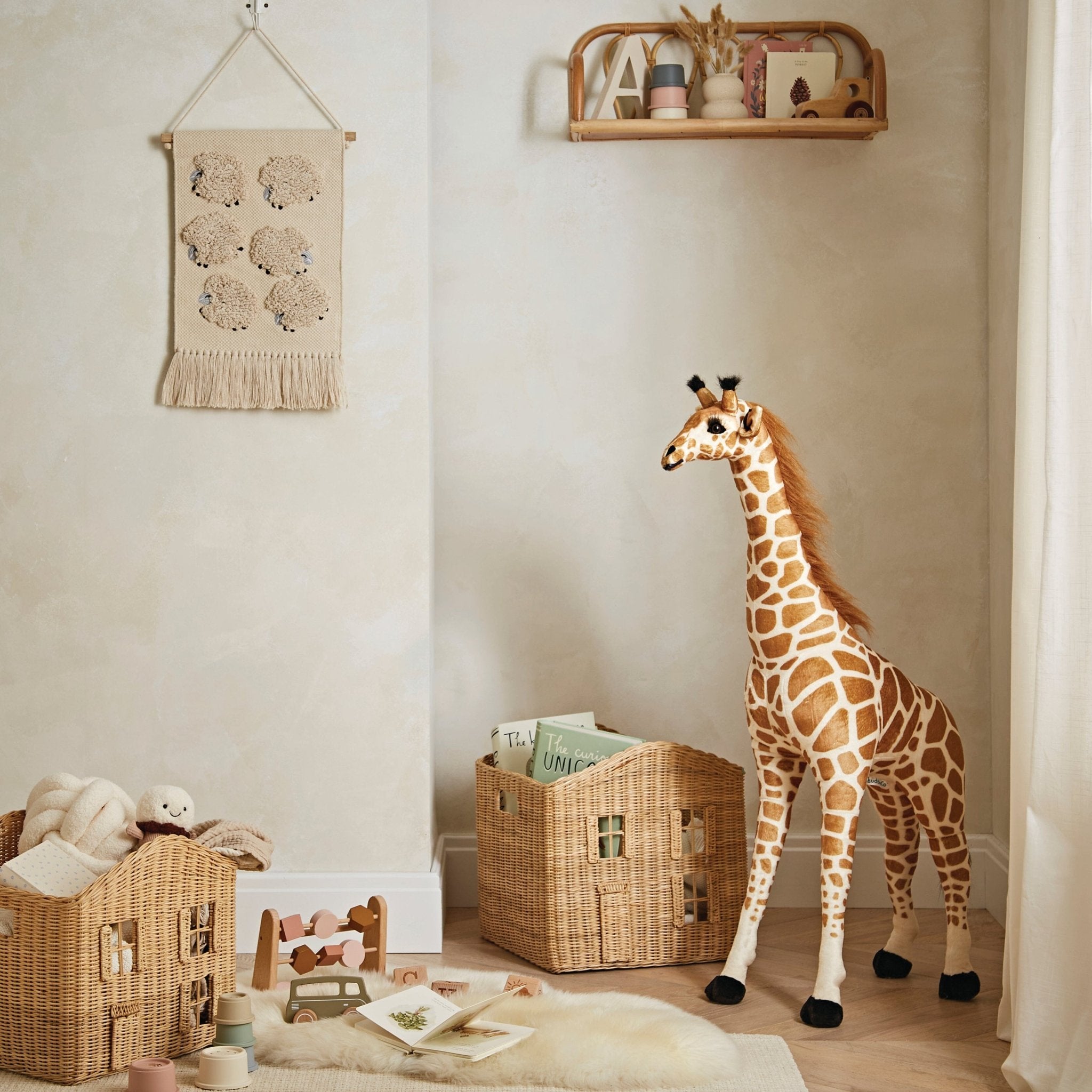 CuddleCo Standing Giraffe Stuffed Animal Toy - Baby&More