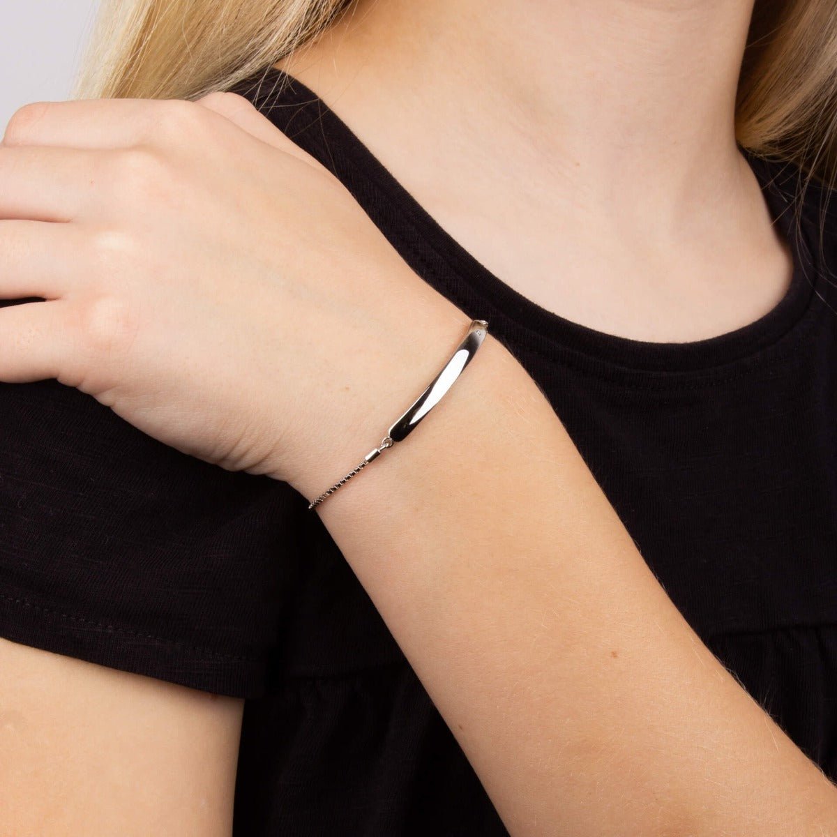 D For Diamond ID Toggle Bracelet with Diamond - Baby&More