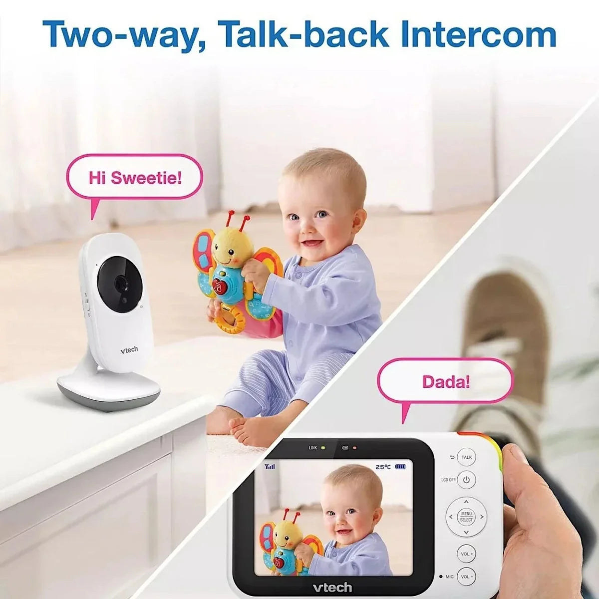 VTech VM4252 3.5" Video Baby Monitor