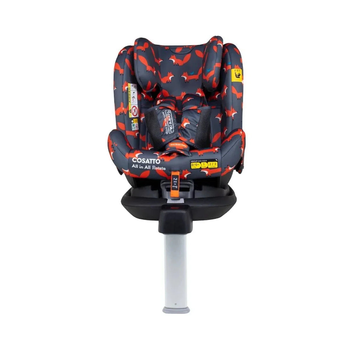 Cosatto All in All 360 Rotate i-Size Group 0+/1/2/3 Car Seat - Charcoal Mister Fox