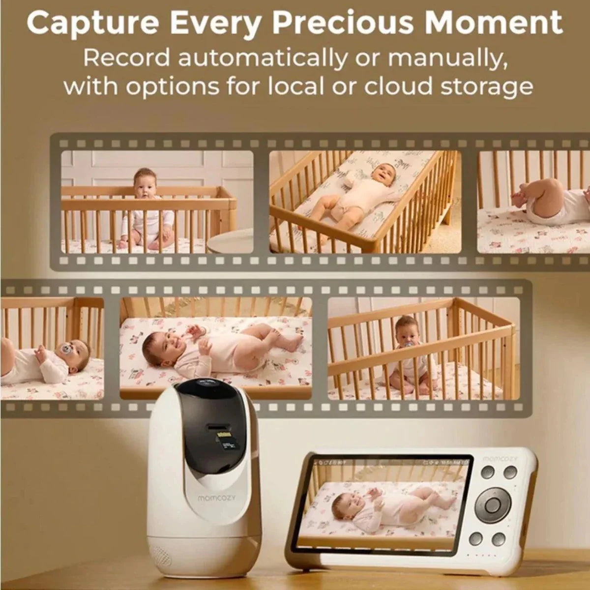 Momcozy BM04 5" Dual-mode Smart Baby Monitor & Camera