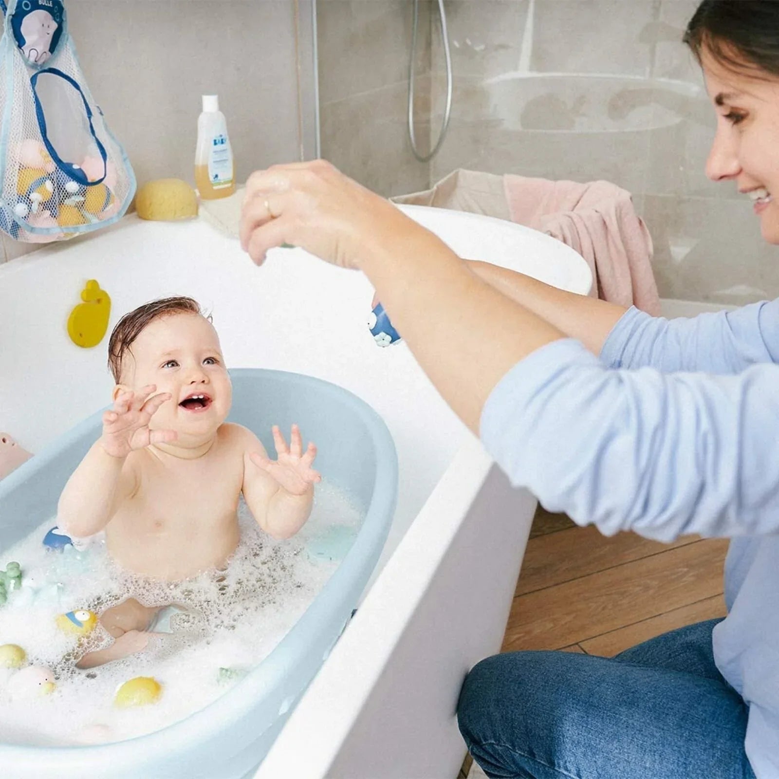 Babymoov Badabulle Whale Baby & Toddler Bath Tub