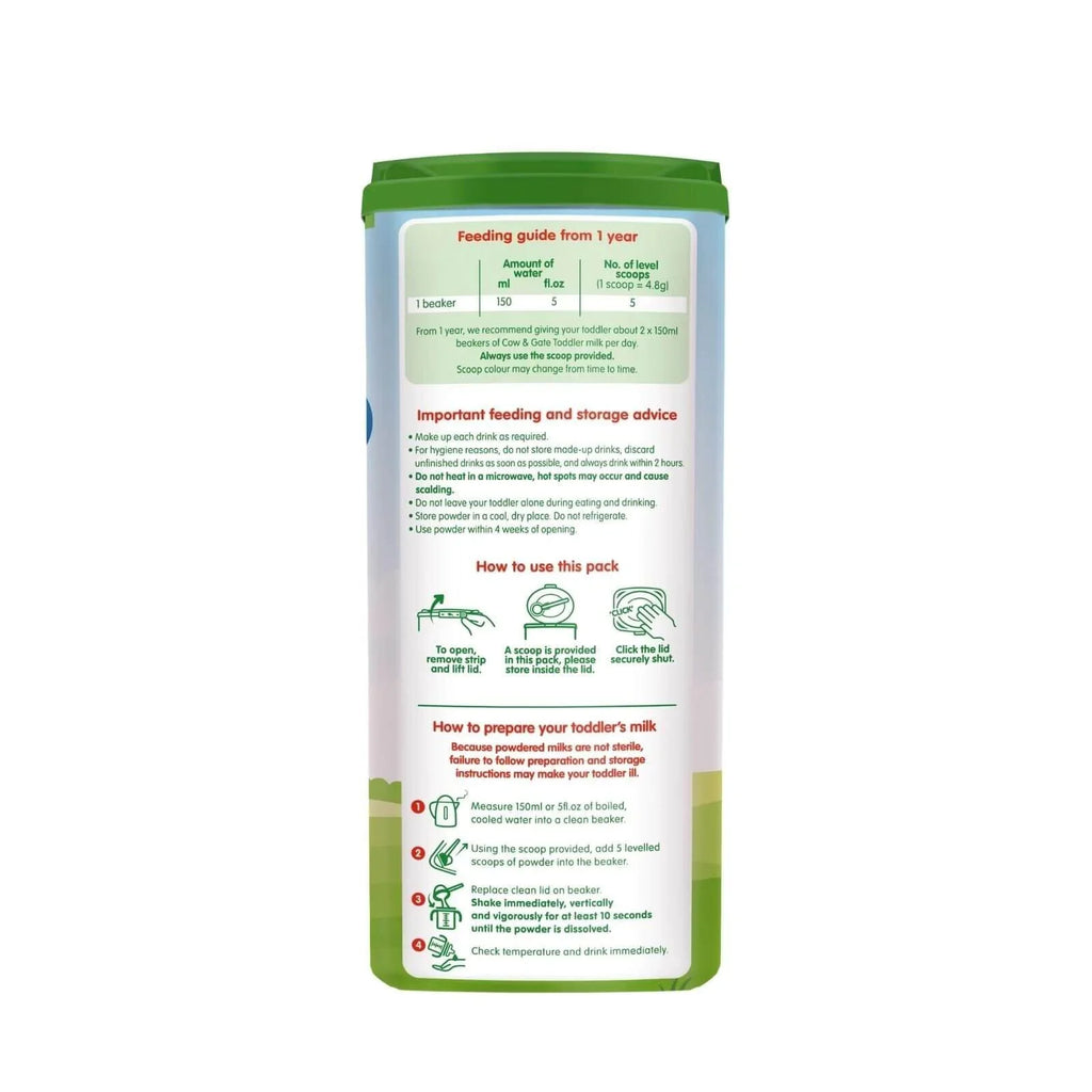 Cow and Gate 4 Toddler Milk Formula - 2+ years 800g