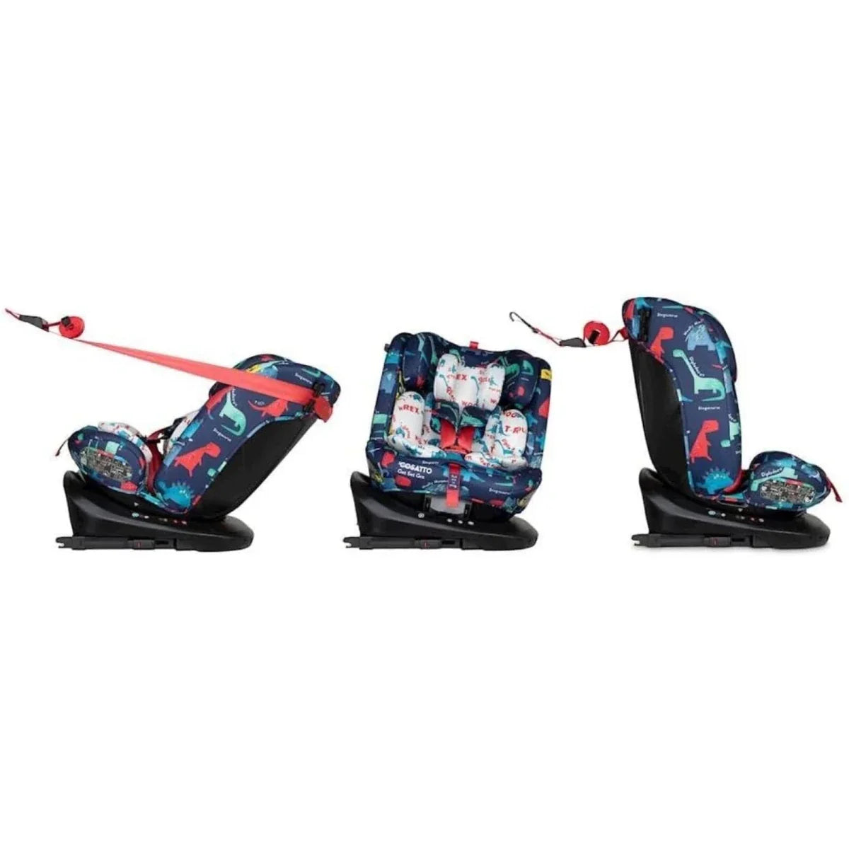 Cosatto Get Set Grow i-Size 360 Group 0+/1/2/3 Car Seat - D Is For Dino