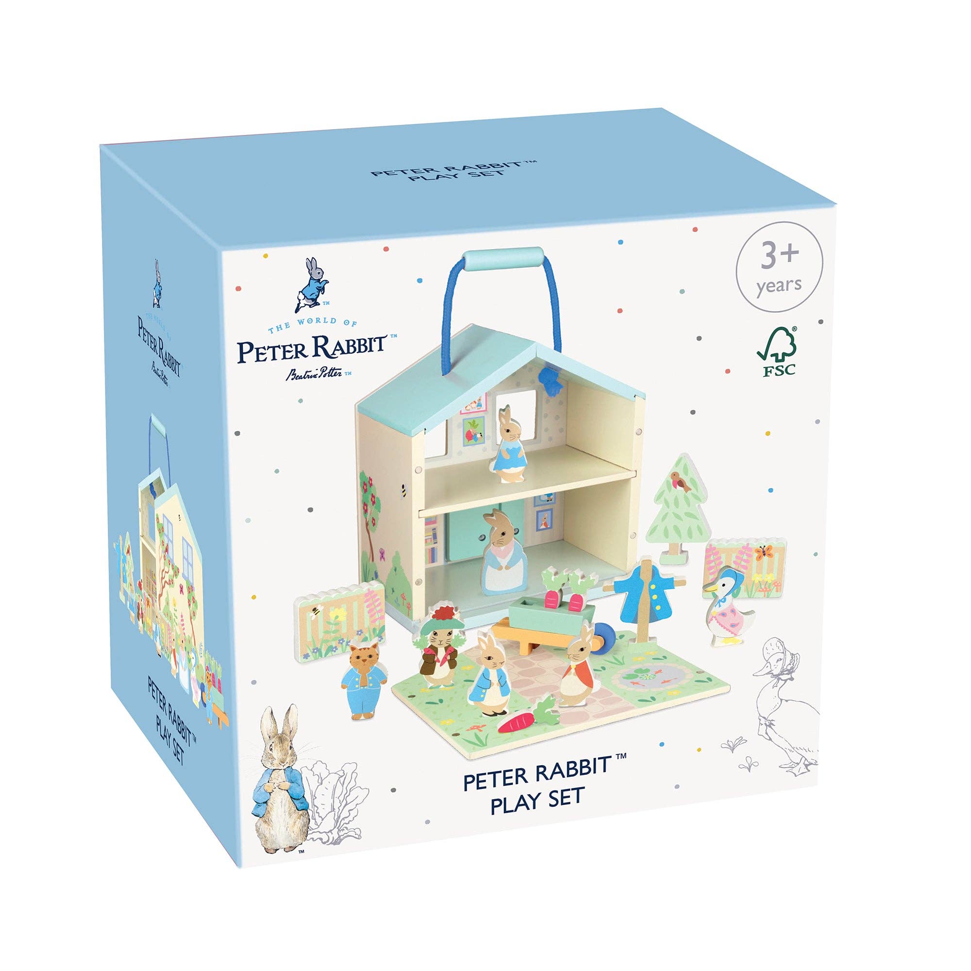 Wooden Peter Rabbit™ Play House Adventure Set