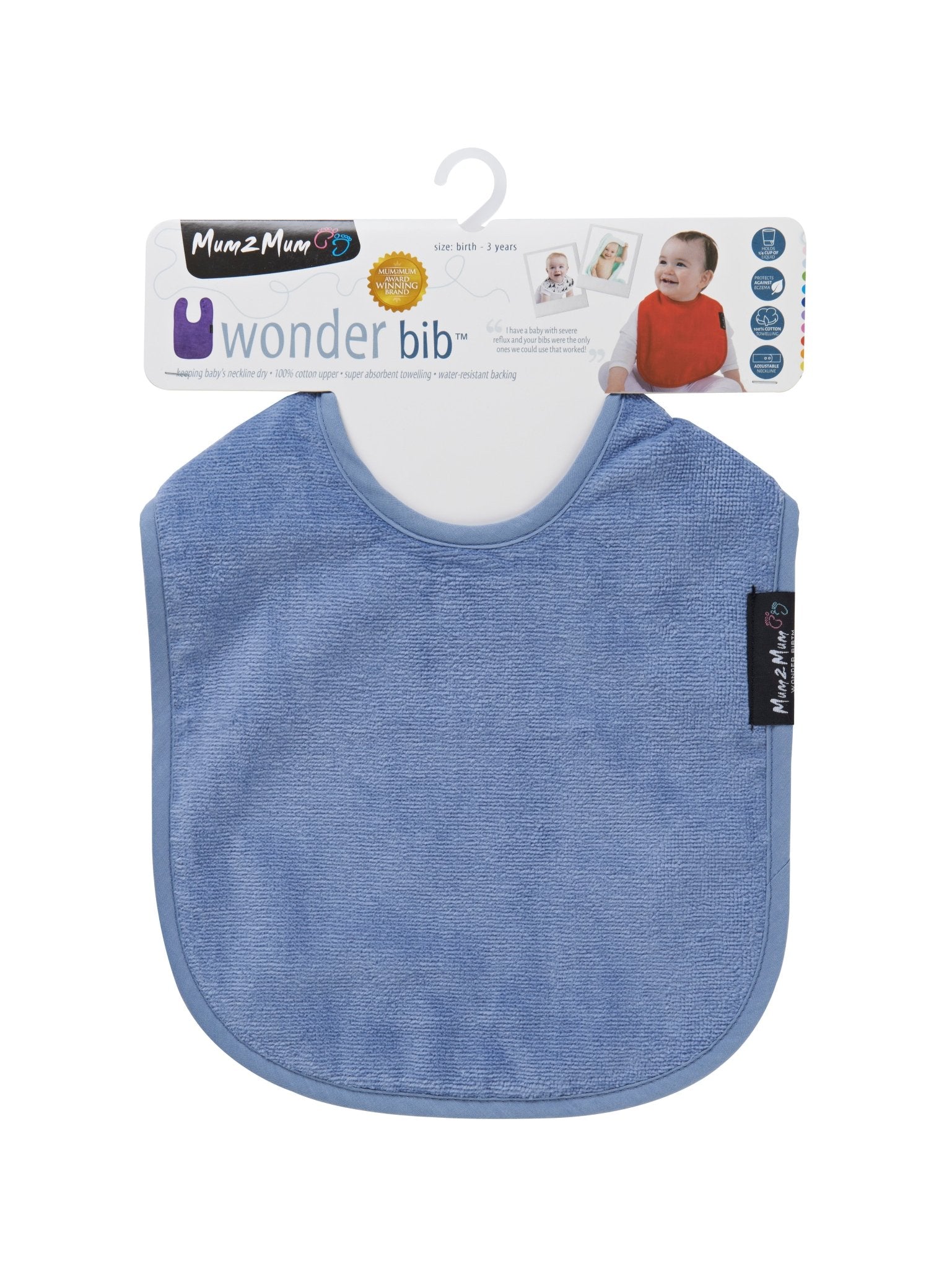 Denim Blue Bibs & Teether Gift Set - Baby&More
