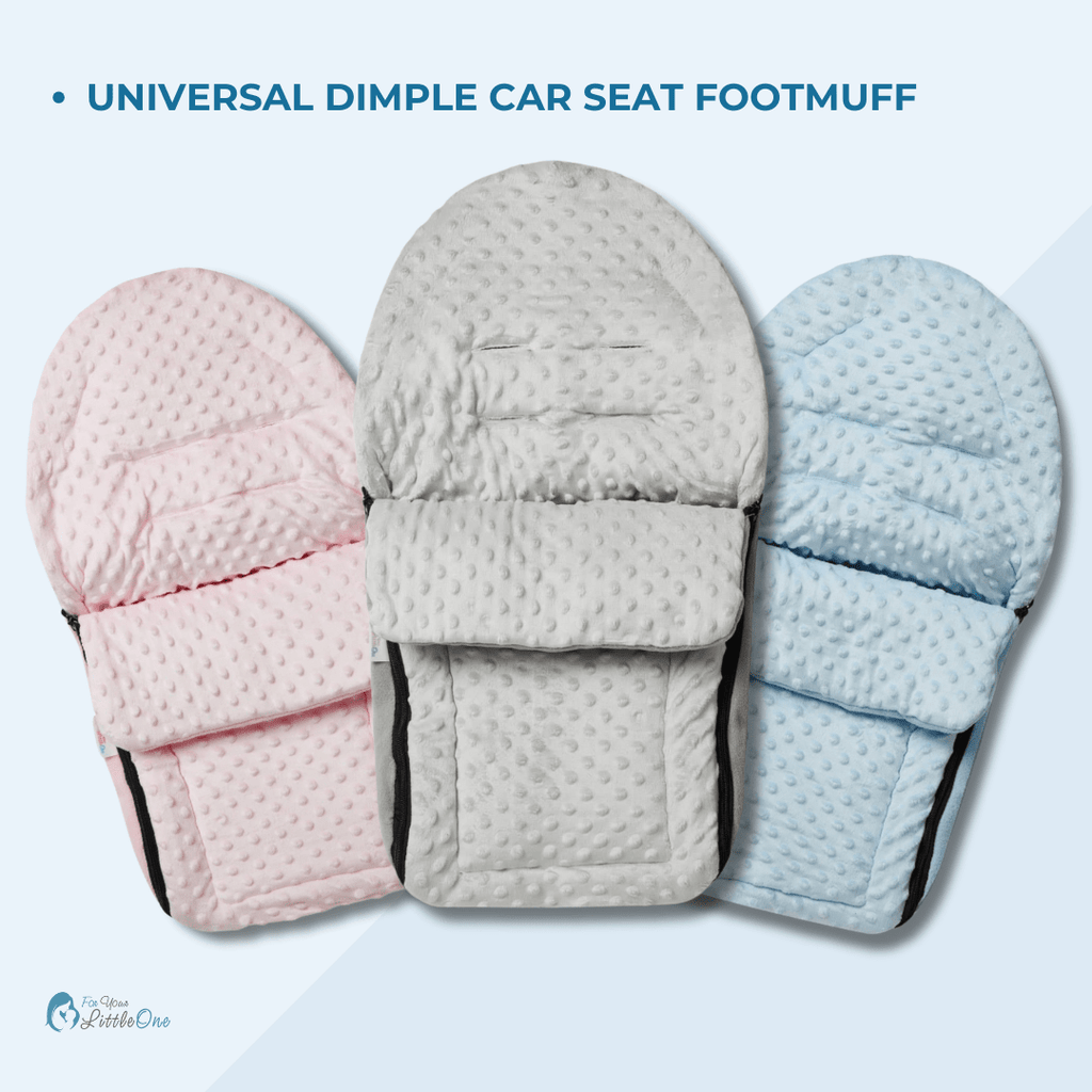 For Your Little One Universal Dimple Car Seat Footmuff / Cosy Toes - Fits All 3 And 5 Point Harnesses