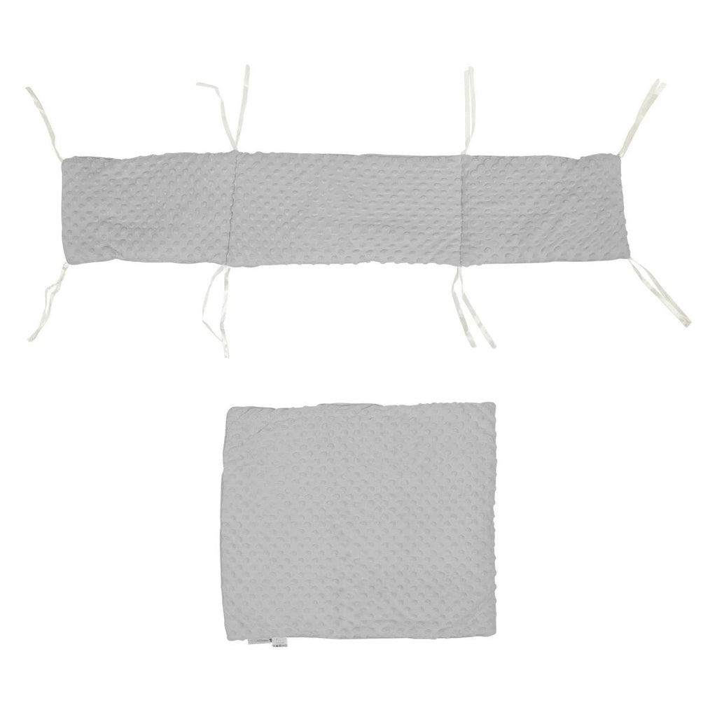 Dimple Crib/Cradle Quilt & Bumper Bedding Set - Cream - Baby&More