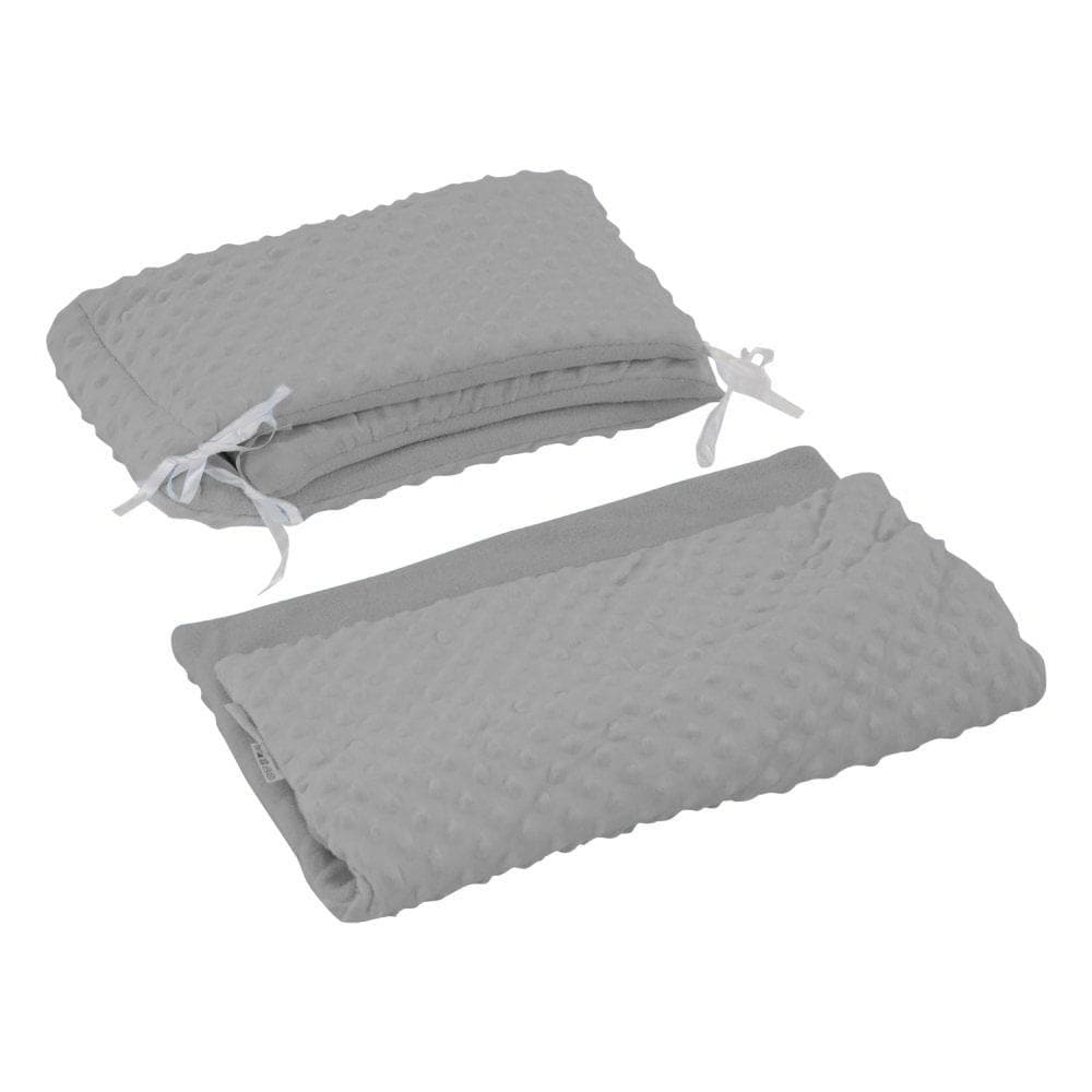 Dimple Crib/Cradle Quilt & Bumper Bedding Set - Cream - Baby&More