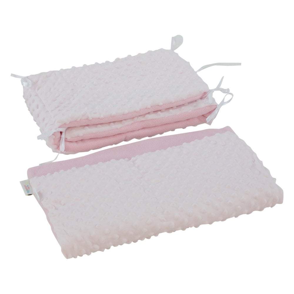Dimple Crib/Cradle Quilt & Bumper Bedding Set - Cream - Baby&More