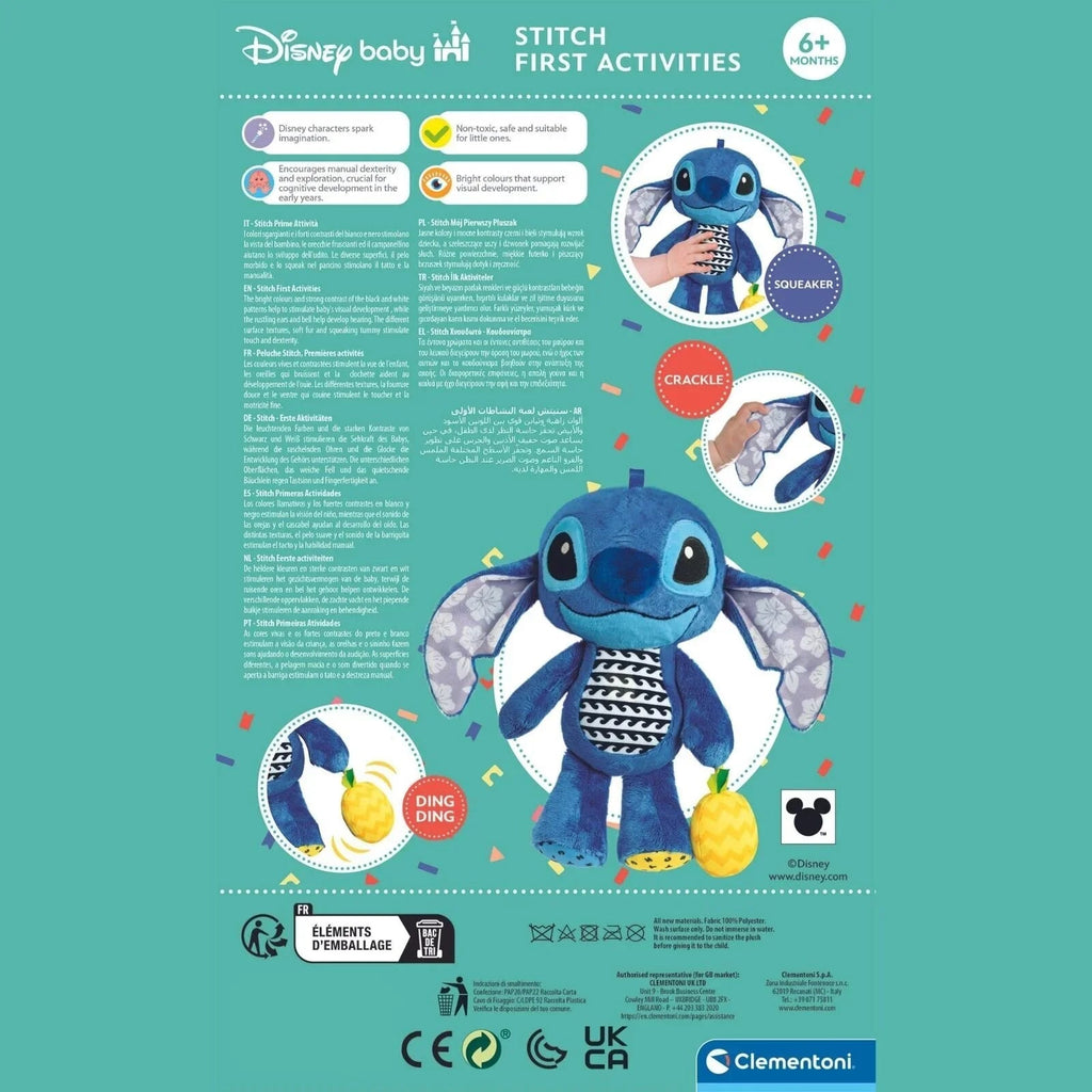 Disney Baby - Stitch Activity Plush - Baby&More