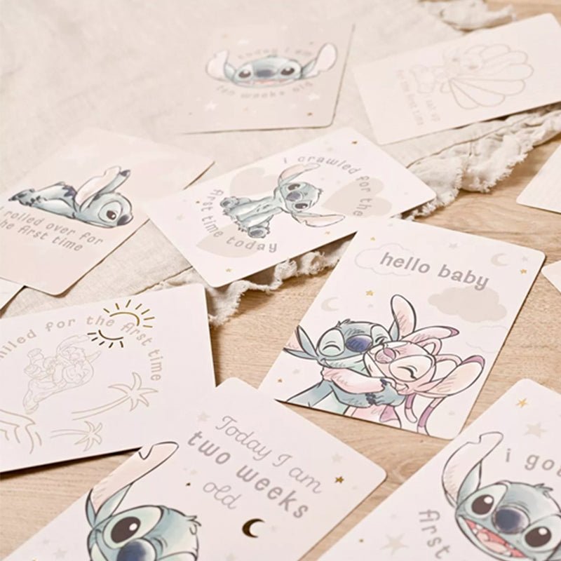 Disney Stitch Baby 24 Milestone Cards - Baby&More