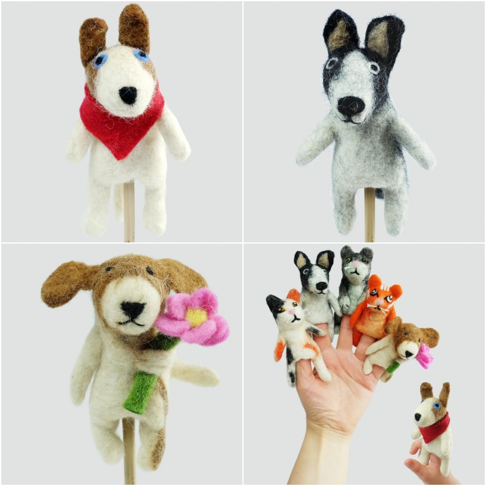 Dog Finger Puppets - Any 3 For £19.99 - Baby&More