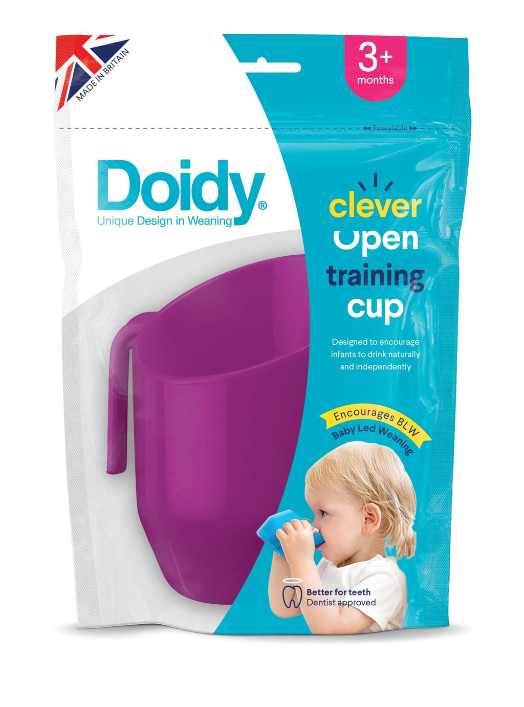 Doidy Cup with unique slant - Many Colours - Baby&More