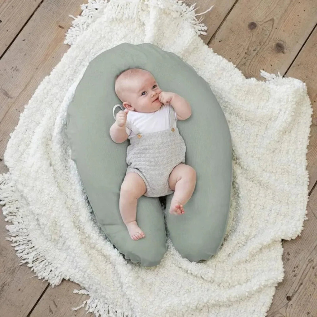 Doomoo Comfy Big Muslin Maternity Pillow - Green - Baby&More