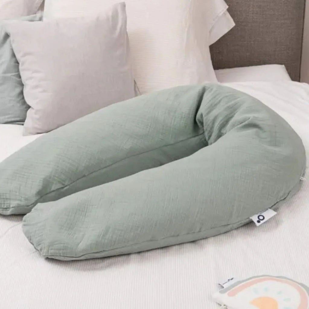 Doomoo Comfy Big Muslin Maternity Pillow - Green - Baby&More