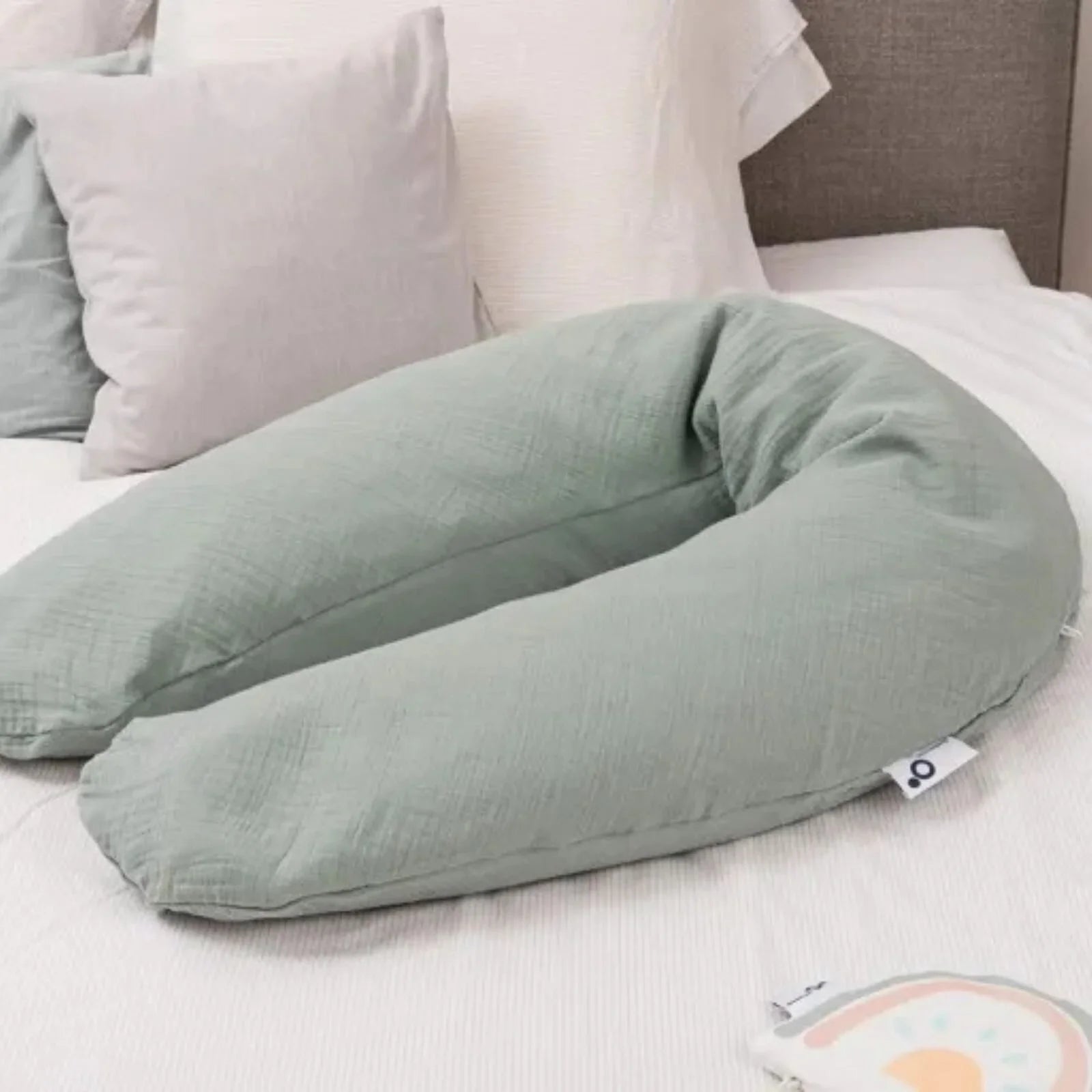 Doomoo Comfy Big Muslin Maternity Pillow - Green - Baby&More