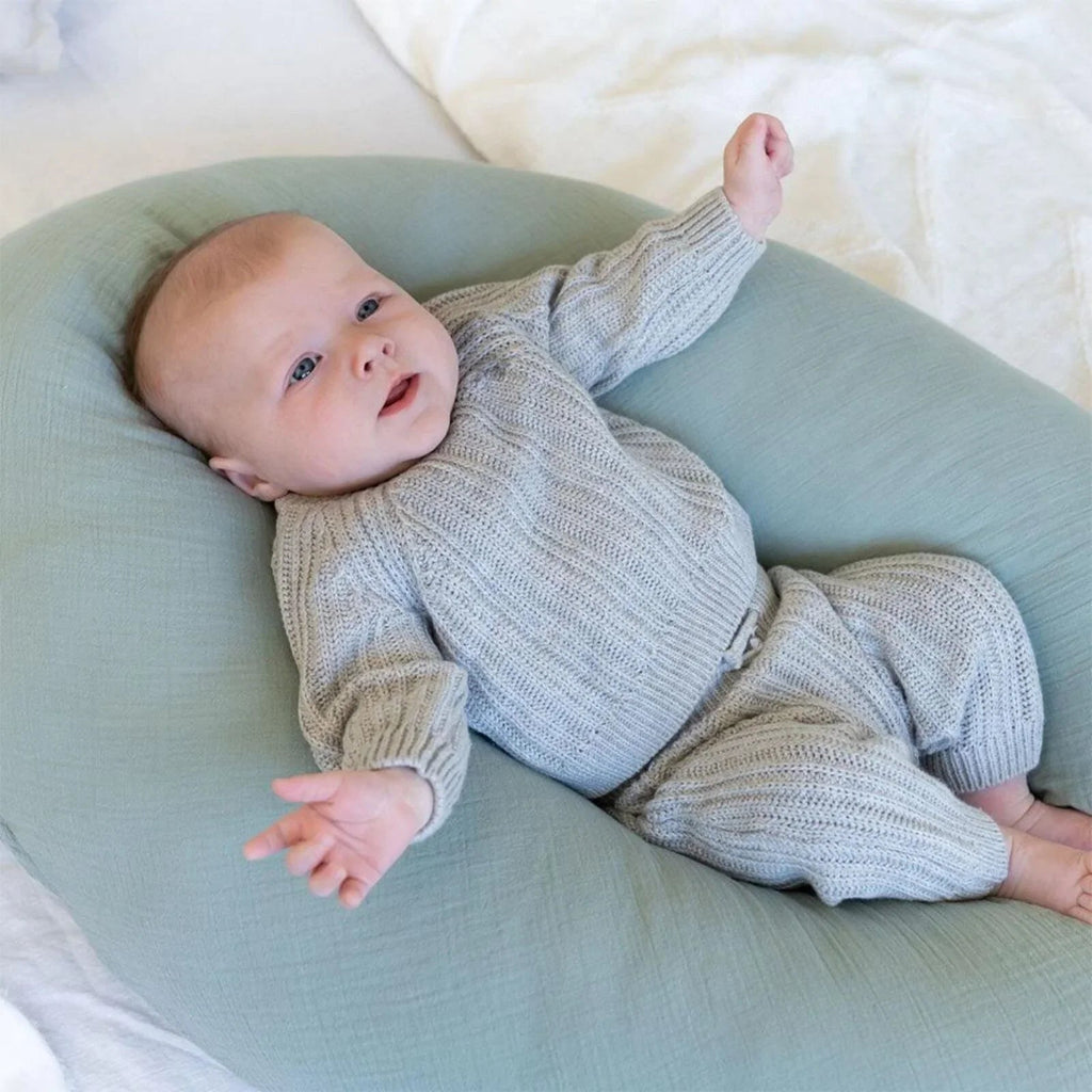 Doomoo Comfy Big Muslin Maternity Pillow - Green - Baby&More