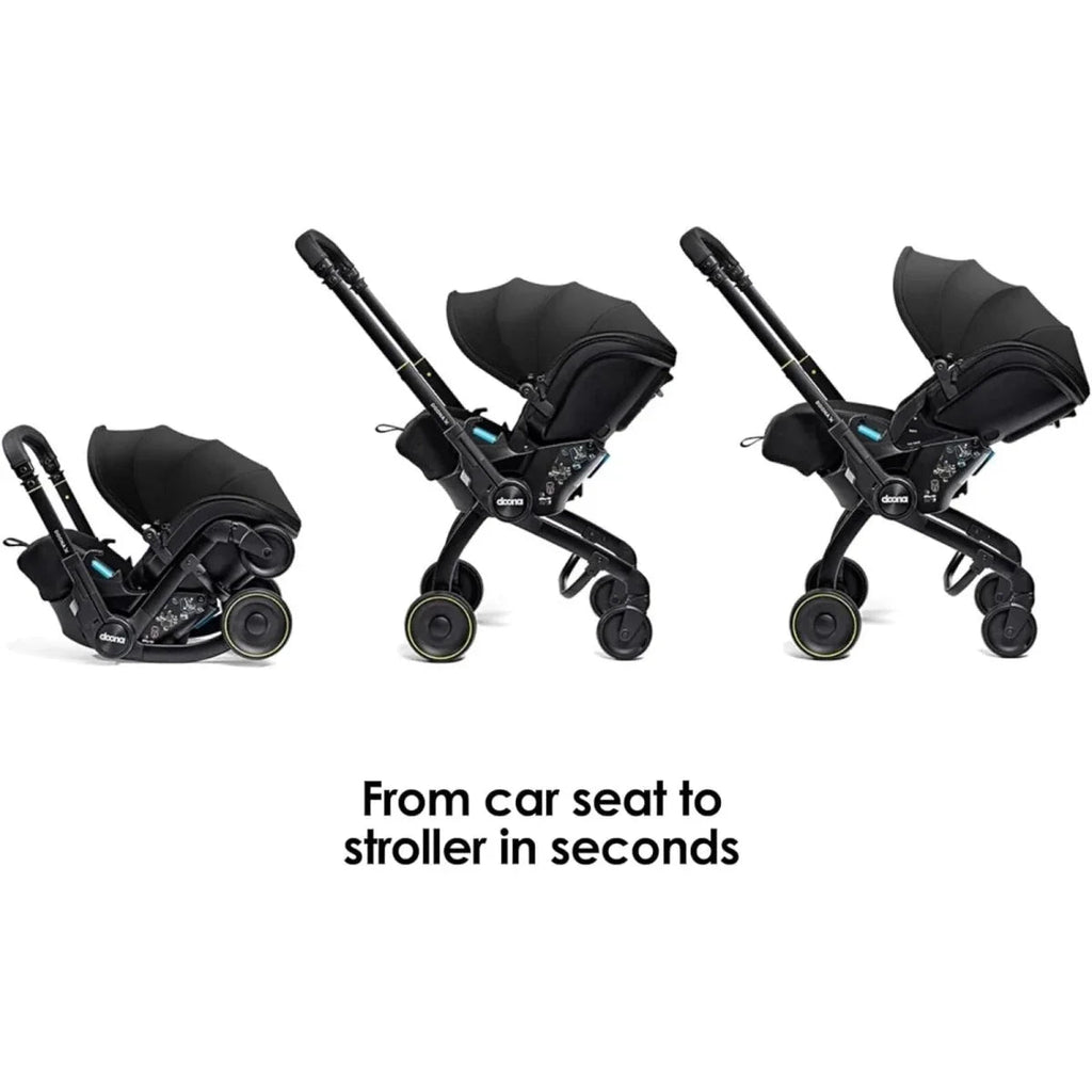 Doona X Infant Group 0+ Car Seat & Stroller - Nitro Black - Baby&More