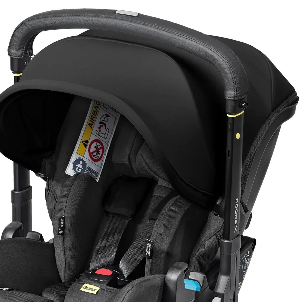 Doona X Infant Group 0+ Car Seat & Stroller - Nitro Black - Baby&More