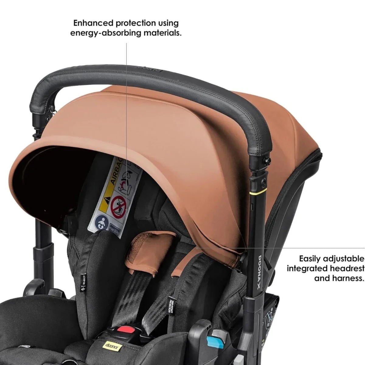 Doona X Infant Group 0+ Car Seat & Stroller - Terracota - Baby&More