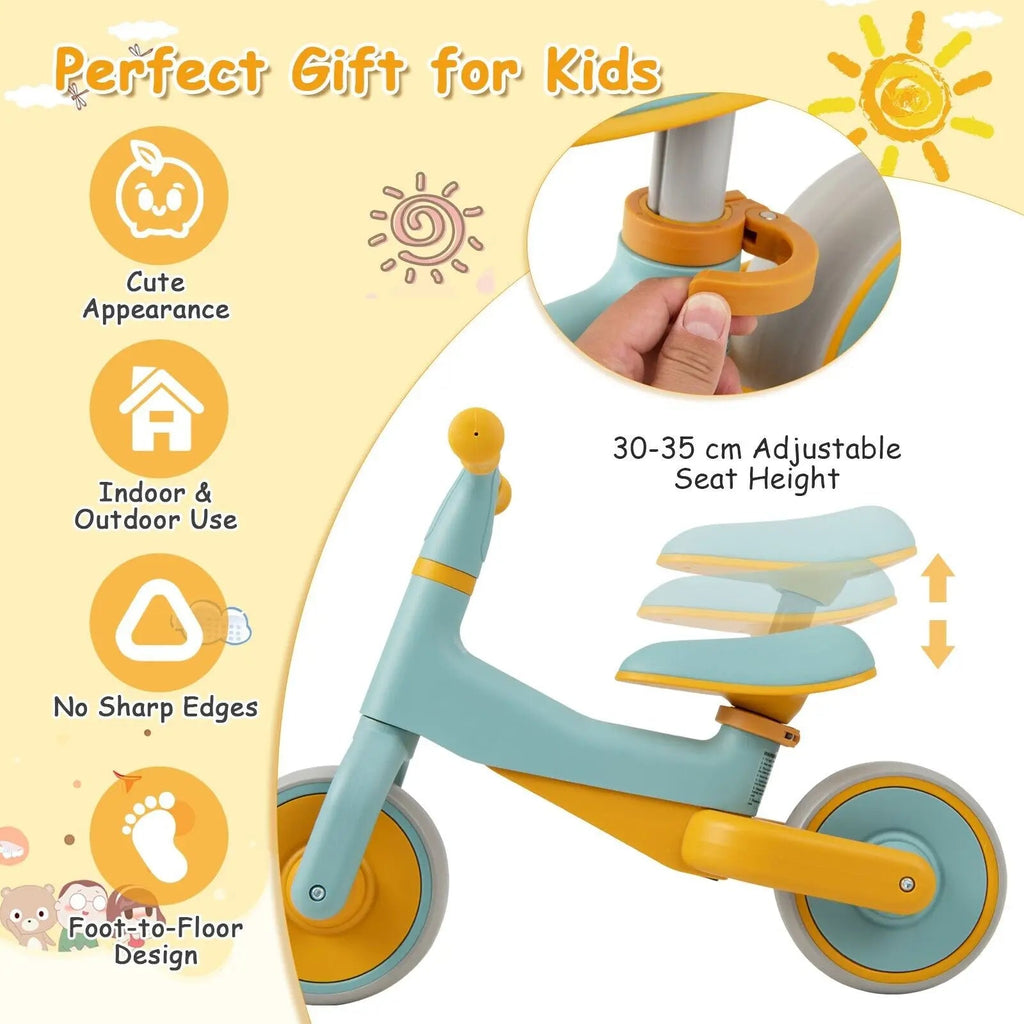 DORTALA Baby Balance Bike 2 Wheels Toddler First Bike No Pedal Infant Baby Walker Riding - Baby&More